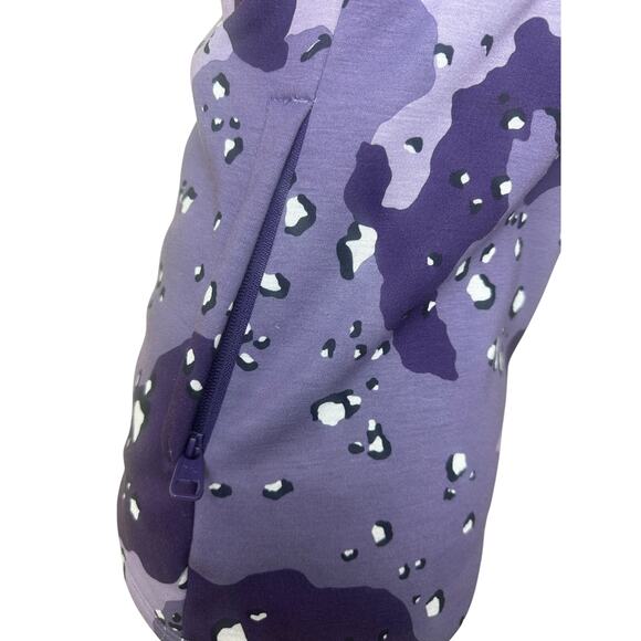 DC SHOE CO. SALEM TECHNICAL FLEECE HOODIE  PURPLE/GRAY WOMENS XS - Picture 4 of 10